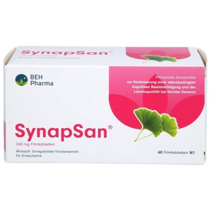 Synapsan 240 mg Filmtabletten, 60 St Filmtabletten Produktbild