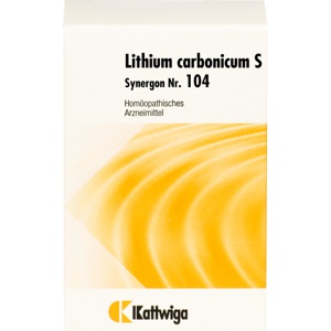 SYNERGON KOMPLEX 104 Lithium carbonicum S Tabl. Produktbild