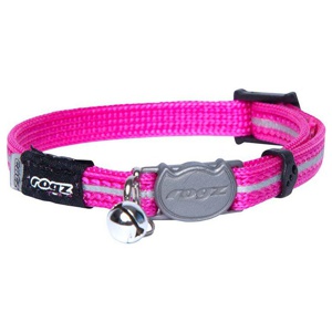 Synligt Reflexhalsband till Katt - S Rosa produkt bild