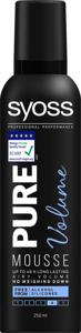 Syoss Mousse Pure Volume 250 ml produkt bild