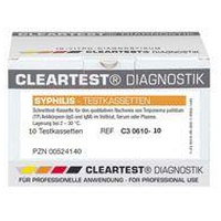 SYPHILIS Cleartest Testkassette Vollblut Produktbild