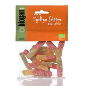 Syrlige fritter vingummi Ø gelantinefri - 75 gram produktbillede