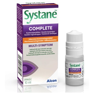 Systane Complete komfortøyedråper uten konserveringsmiddel 10 ml produktbilde