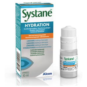 Systane Hydration komfortøyedråper uten konserveringsmiddel 10 ml produktbilde