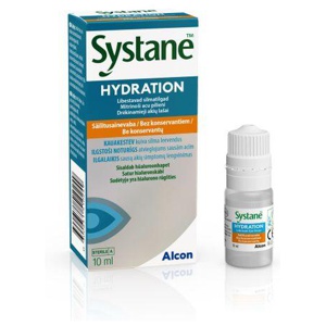 Systane Hydration säilitusaineta niisutavad silmatilgad 10 ml toote pilt