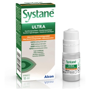 Systane Ultra komfortøyedråper uten konserveringsmiddel 10 ml produktbilde
