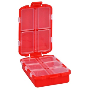 TABLETTENBOX mit 10-Fächern farbig sortiert Produktbild