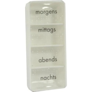 TABLETTENDOSE mo/mi/ab/na m.Blindenschrift Produktbild