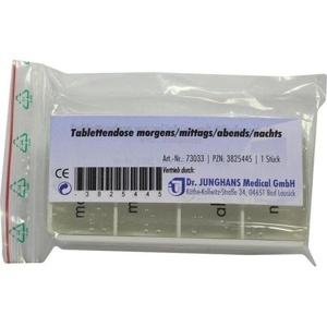 TABLETTENDOSE morgens/mittags/abends/nachts Produktbild