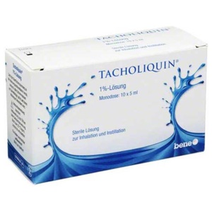 TACHOLIQUIN 1% Lösung für einen Vernebler Monodose 10X5 ml Lösung für einen Vernebler Produktbild