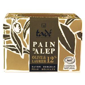 Tadé Pays du Levant Aleppotvål 12% Lagerbärsolja 190 g produkt bild
