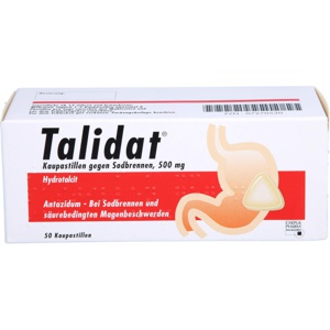TALIDAT Kaupastillen gegen Sodbrennen Produktbild