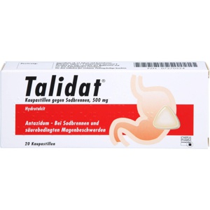 TALIDAT Kaupastillen gegen Sodbrennen Produktbild