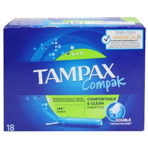Tampax Compak Super 18'S produktbillede
