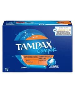 Tampax Compak Super Plus Tampons produktbillede