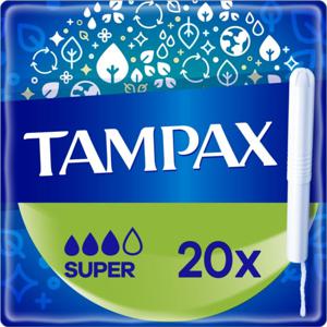 Tampax Super tamponger med pappersapplikator, 20 st produkt bild