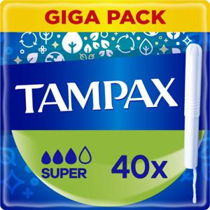 Tampax Super tamponger med pappersapplikator, 40 st produkt bild