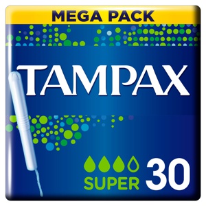 Tampax Tampons Cardboard Applicator Super produktbillede