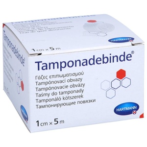 TAMPONADEBINDE 1 cmx5 m steril Hartmann Produktbild