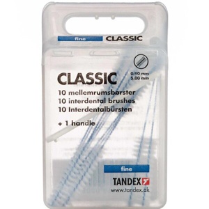 Tandex Classic Mellemrumsbørste Blå 10 stk produktbillede