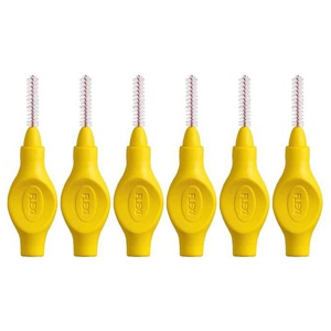 Tandex Flexi Interdentalbürste lemon yellow PHD1.1 / ISO3, 6X1 St Zahnbürste Produktbild