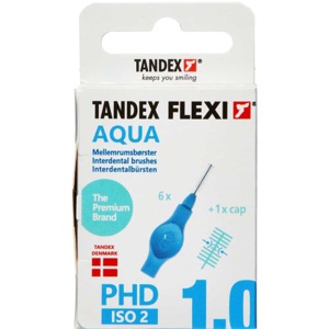 Tandex FLEXI Mellemrumsbørste - AQUA 6 stk. produktbillede