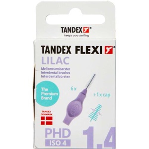 Tandex FLEXI Mellemrumsbørste - LILAC 6 stk. produktbillede