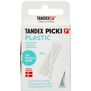 Tandex Tandstik plast 80 stk produktbillede