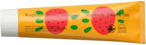 Kingfisher Kids Toothpaste Strawberry Fluor free 100 ml produkt bild