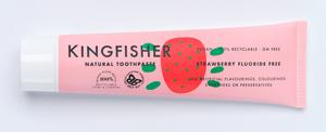 Tandkräm Utan Fluor Kingfisher Barn Jordgubb 100 ml produkt bild