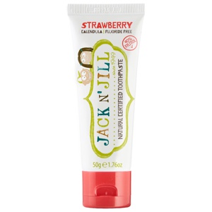 Jack N' Jill Natural Toothpaste - Strawberry 50 g produktbillede