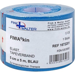 TAPE elastisch 5 cmx5 m blau Produktbild