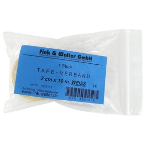 TAPE-Verband 2 cmx10 m weiß Produktbild