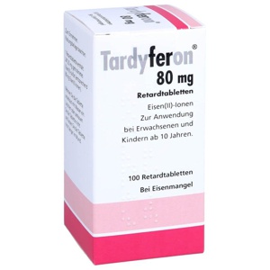 Tardyferon Depot-Eisen(II)-sulfat 80mg 100 St Retard-Tabletten Produktbild