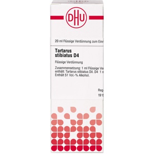 TARTARUS STIBIATUS D 4 Dilution Produktbild