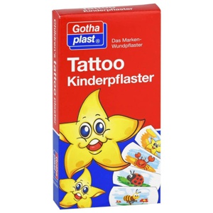 TATTOO Kinderpflaster 25x57 mm Produktbild