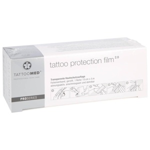 TATTOOMED tattoo protection film 2.0 15 cm x 5 m Rolle 1 St Pflaster Produktbild
