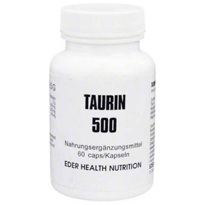 Taurin 500 Kapseln, 60 St Kapseln Produktbild