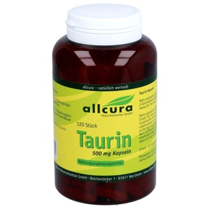 TAURIN 500 mg Kapseln Produktbild