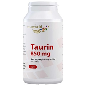 Taurin 850 mg Kapseln, 130 St Kapseln Produktbild
