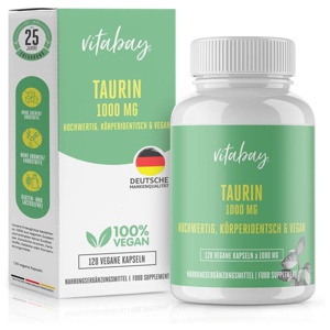 Taurin VEGAN 1000 mg Kapseln Produktbild