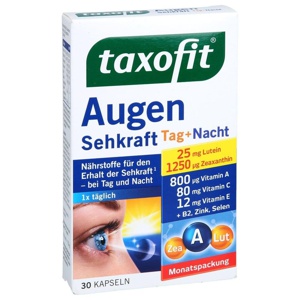 TAXOFIT Augen Sehkraft Kapseln Produktbild