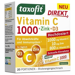 TAXOFIT Vitamin C 1000+Zink+D3 Direkt Granulat Produktbild