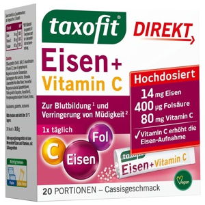 TAXOFIT Eisen+Vitamin C Direkt Granulat Produktbild