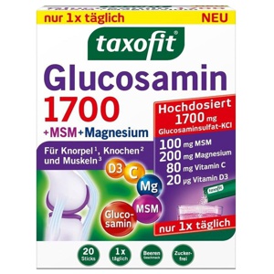 TAXOFIT Glucosamin 1700+MSM+Magnesium Sticks Produktbild