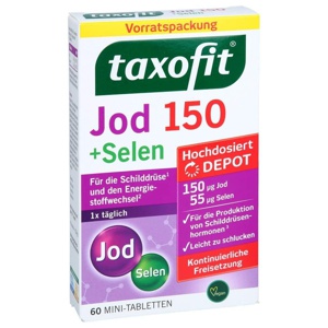 TAXOFIT Jod 150+Selen Tabletten Produktbild