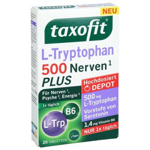 TAXOFIT L-Tryptophan 500 Tabletten Produktbild