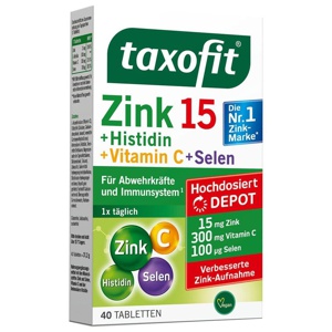 TAXOFIT Zink+Histidin+Selen Depot Tabletten Produktbild