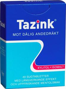 Tazink sugtabletter 40 st produkt bild