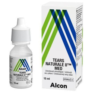 Tears Naturale II Med libestavad silmatilgad 15 ml toote pilt